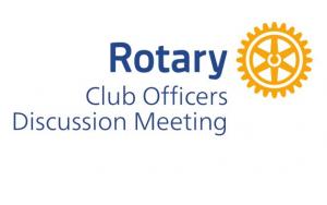 Club Officers Discussion Meeting